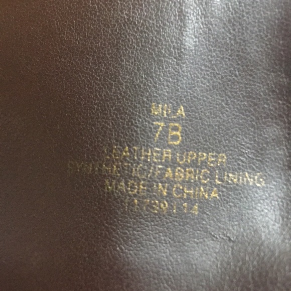 Ralph Lauren Brown Leather Tall Boot Size 7 - Picture 5 of 5